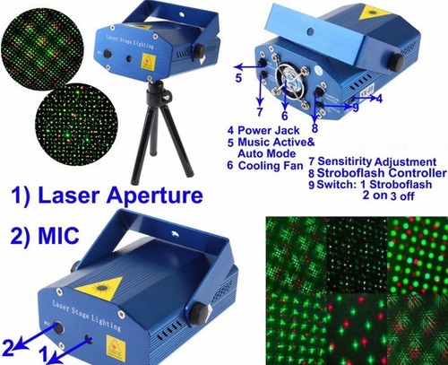 Proiettore laser discoteca - da,