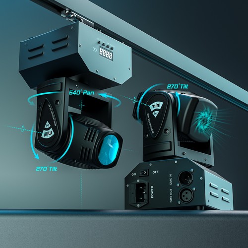 Mini moving head - 2,
