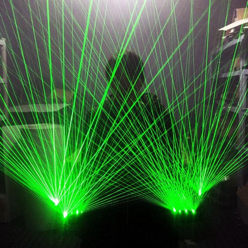 Guanti 2in1 led laser - guanti,