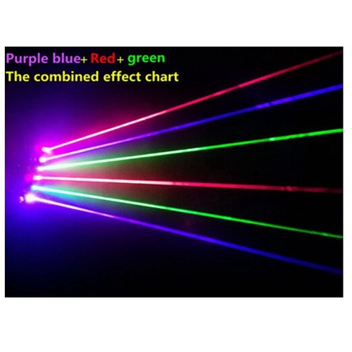 Guanti laser viola blu - guanti, +